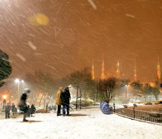 Uludağ'da 120 İstanbul'da 60 cm Kar