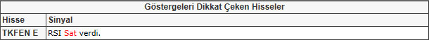 Bu hisselere dikkat! 25-01-2013