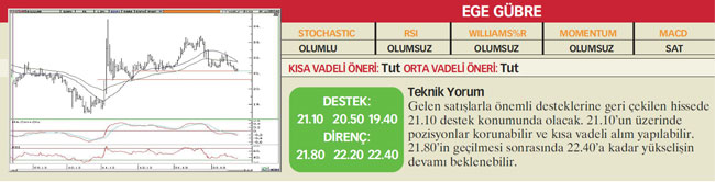 22 hisselik öneri listesi