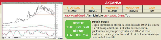 22 hisselik teknik analiz
