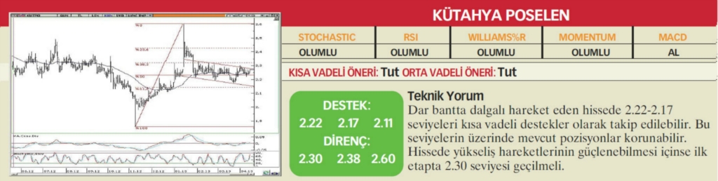 17 hisselik teknik analiz