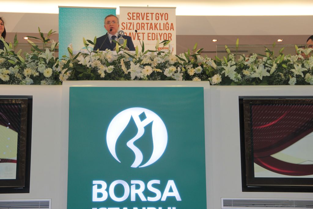 Servet GYO'nun gong töreni