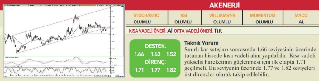17 hisselik teknik analiz