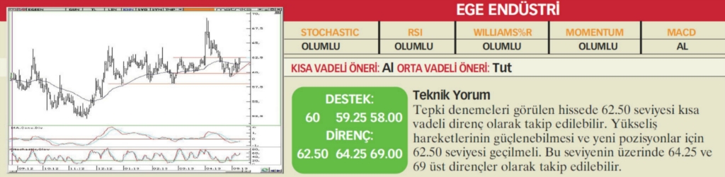 17 hisselik teknik analiz