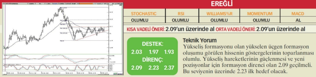 17 hisselik teknik analiz