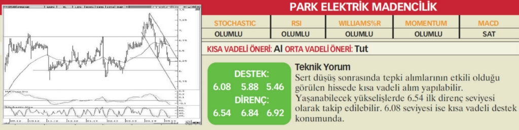 17 hisselik teknik analiz