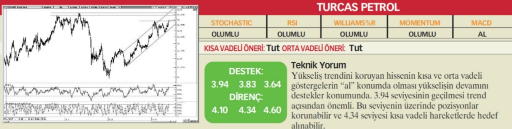 22 hisselik teknik analiz