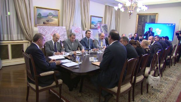 İkinci Gezi heyetiyle görüşmeden kareler 