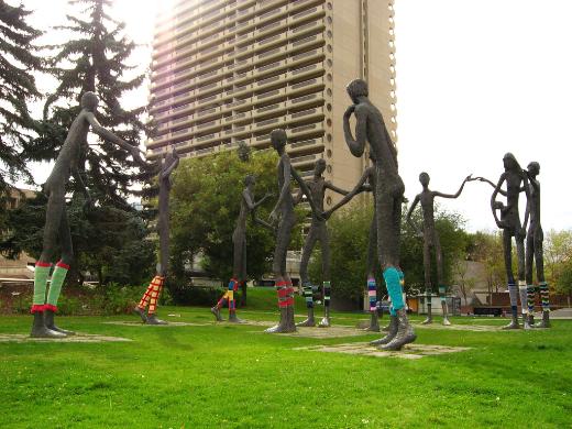 En renkli direniş Yarnbombing