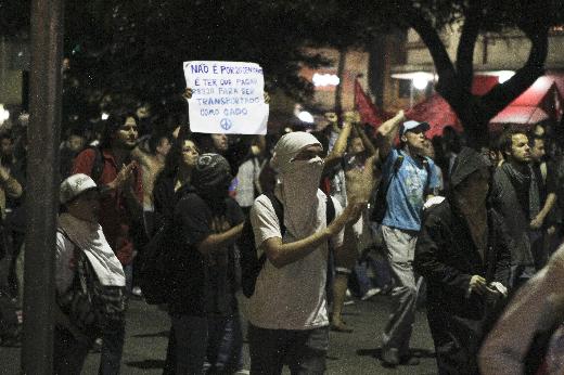 Brezilya'daki eylemden Türkiye'ye destek