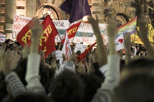 Brezilya'daki eylemden Türkiye'ye destek