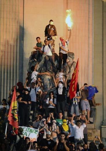 Brezilya'daki eylemden Türkiye'ye destek