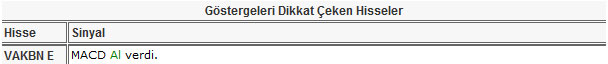 Bu hisselere dikkat