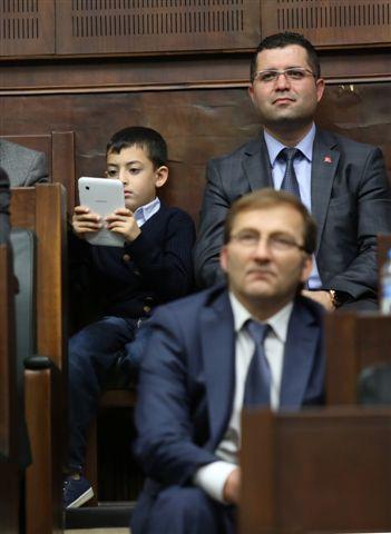 AK Parti grup toplantı'sından renkli kareler