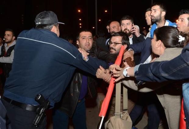 Antalya'da gergin anlar
