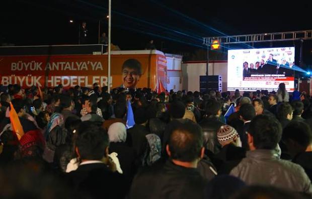 Antalya'da gergin anlar
