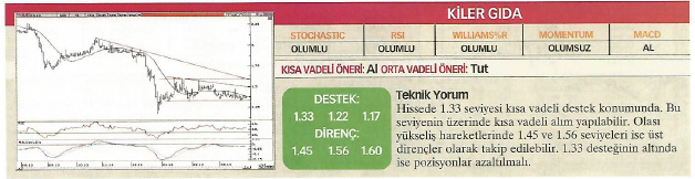 23 hisse için teknik analiz