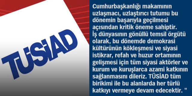 İş dünyasından Erdoğan'a tebrik yağdı!
