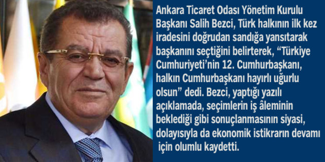 İş dünyasından Erdoğan'a tebrik yağdı!
