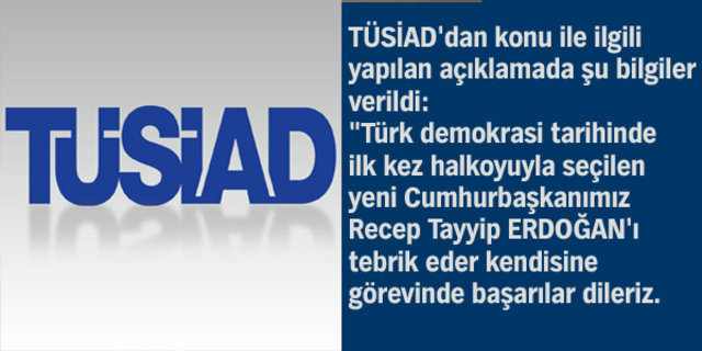 İş dünyasından Erdoğan'a tebrik yağdı!

