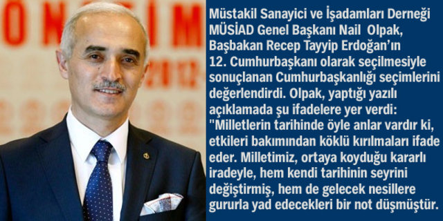 İş dünyasından Erdoğan'a tebrik yağdı!
