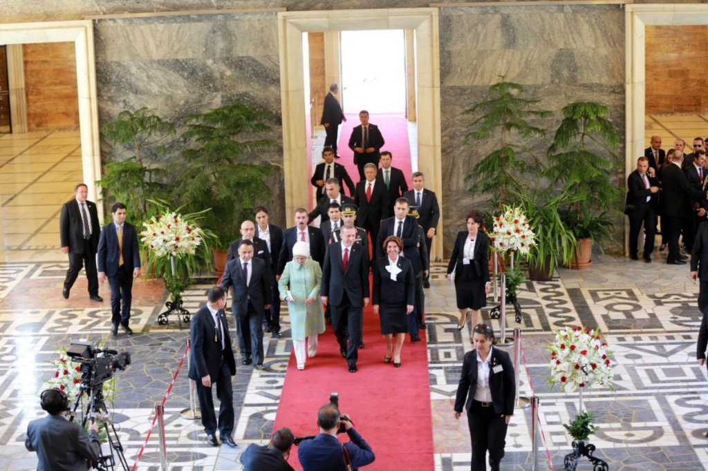 Cumhurbaşkanı Erdoğan'ın ant içme töreni