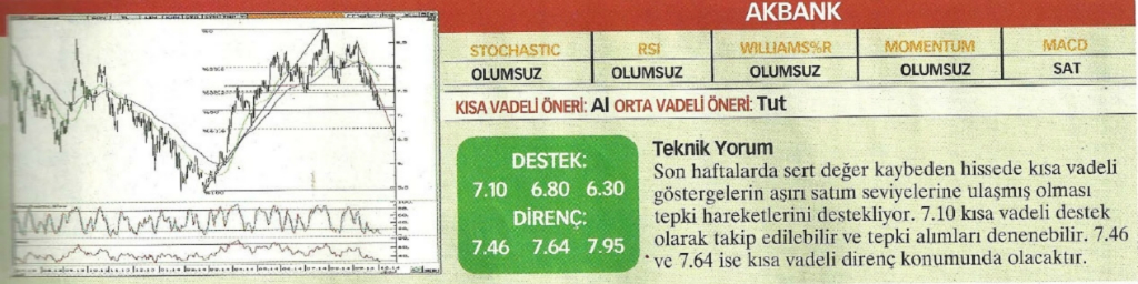 17 hisselik teknik analiz