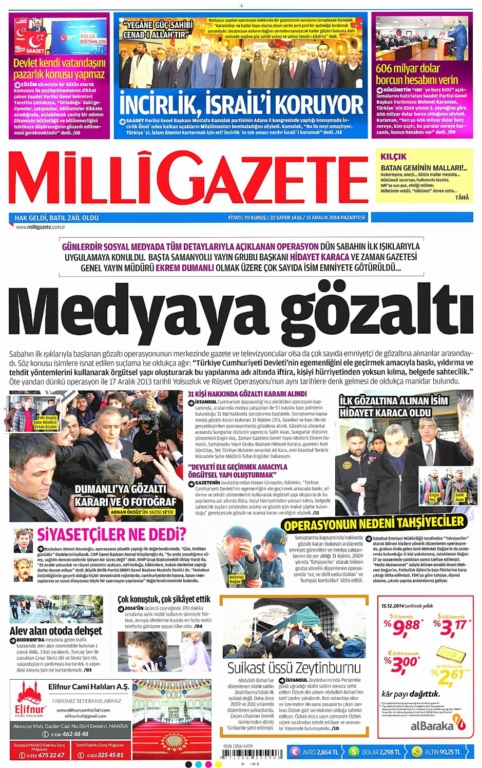 Hangi gazete operasyon için ne dedi?