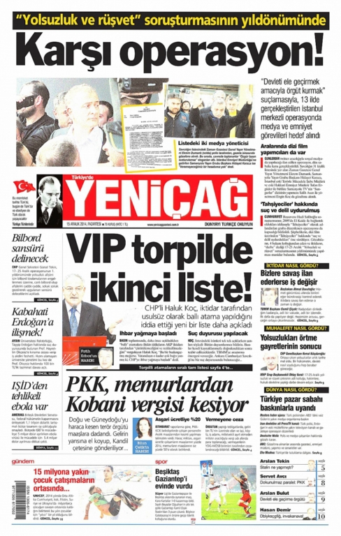 Hangi gazete operasyon için ne dedi?