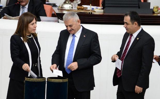 Meclis'teki oylamadan çok özel kareler