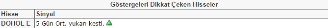 Dikkat çeken hisseler