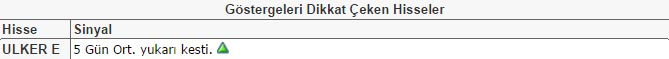 Dikkat çeken hisseler