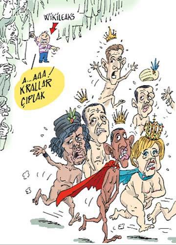 Güldüren Wikileaks karikatürleri