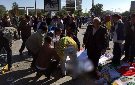 Ankara'daki patlama sonrası ilk görüntüler