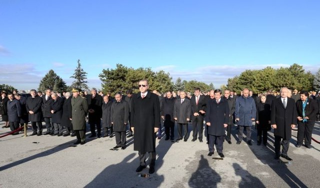 Anıtkabir'de 10 kasım töreni