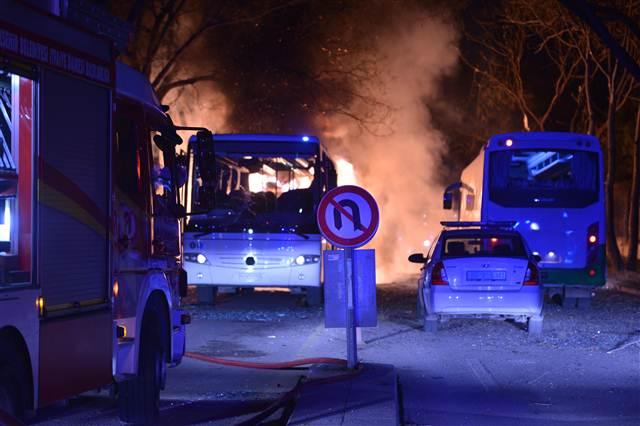 Ankara'daki saldırıdan ilk görüntüler