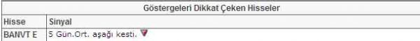 Bu hisselere dikkat!