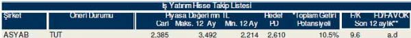 81 hisselik dev analiz