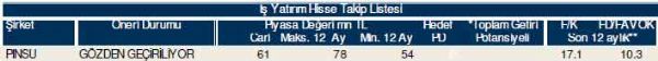 81 hisselik dev analiz