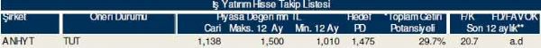 81 hisselik dev analiz