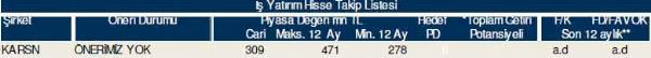 81 hisselik dev analiz
