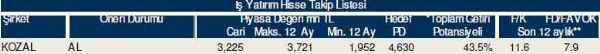 81 hisselik dev analiz