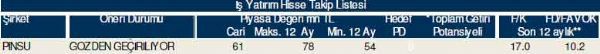 81 hisselik dev analiz