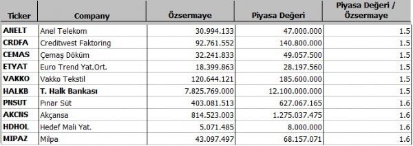Hangi şirket ne kadar eridi?