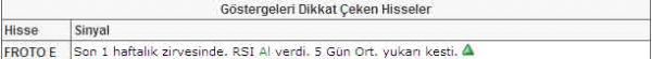 Bu hisselere dikkat!