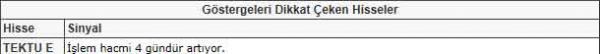 Bu hisselere dikkat!