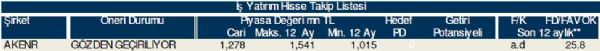 78 hisselik dev analiz