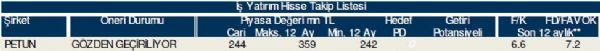 78 hisselik dev analiz