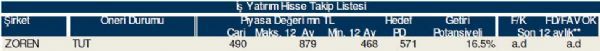 78 hisselik dev analiz