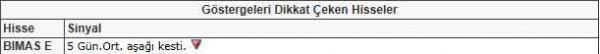 Bu hisselere dikkat!